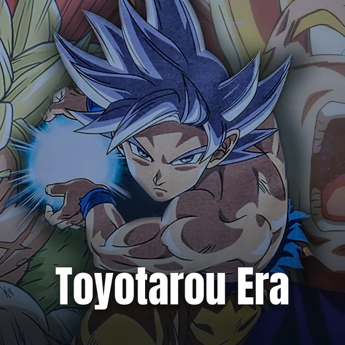 Goku in Ultra Instinct form preparing an energy attack from Dragon Ball Super.