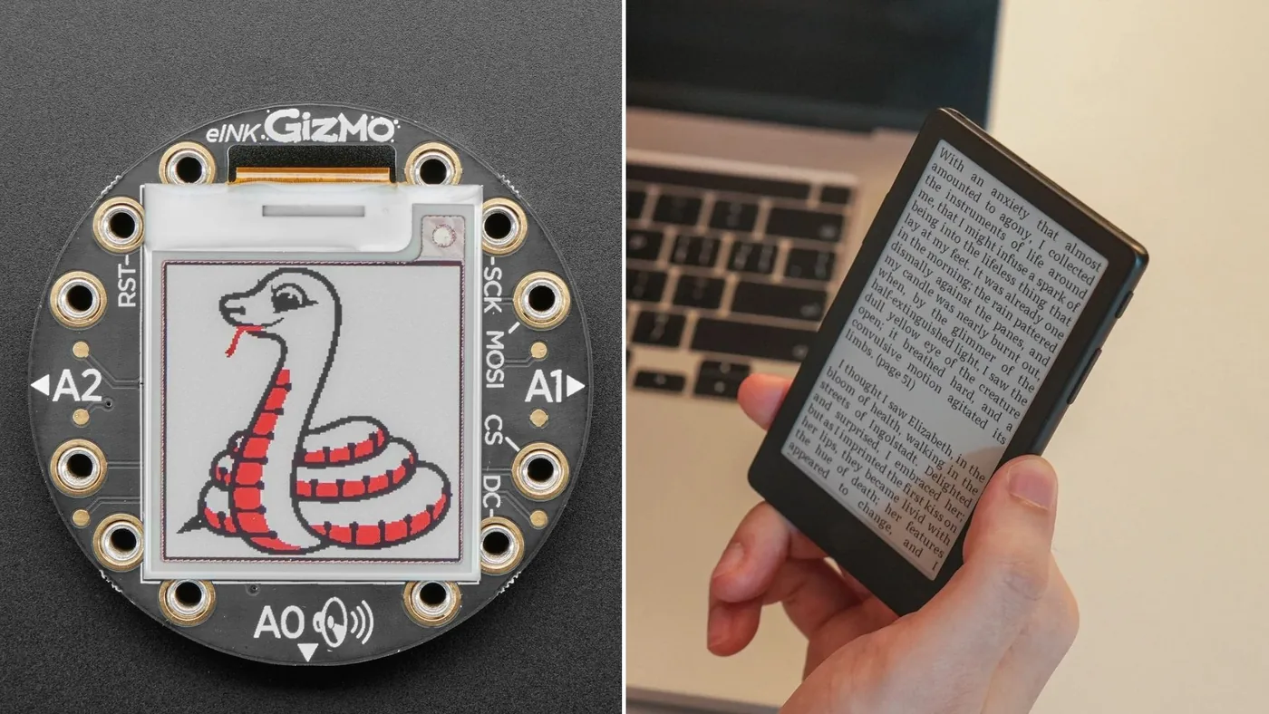 E-Ink Displays Create Paper-Like Text Through Moving Pigments — Interesting Engineering image