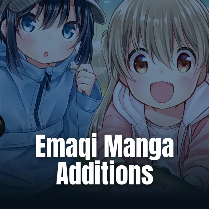 Two anime style girls with wide eyes wearing hooded jackets looking forward outdoors