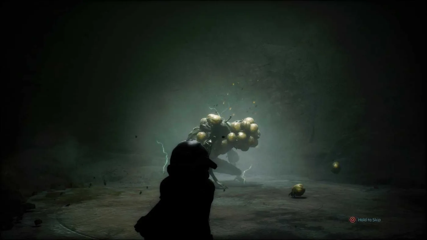 A massive boss encounter from the End of Abyss review challenges player positioning.