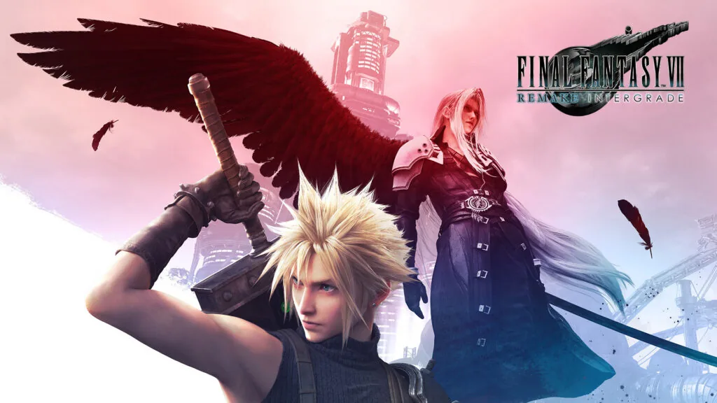 Promotional artwork for Final Fantasy VII Remake on modern consoles.