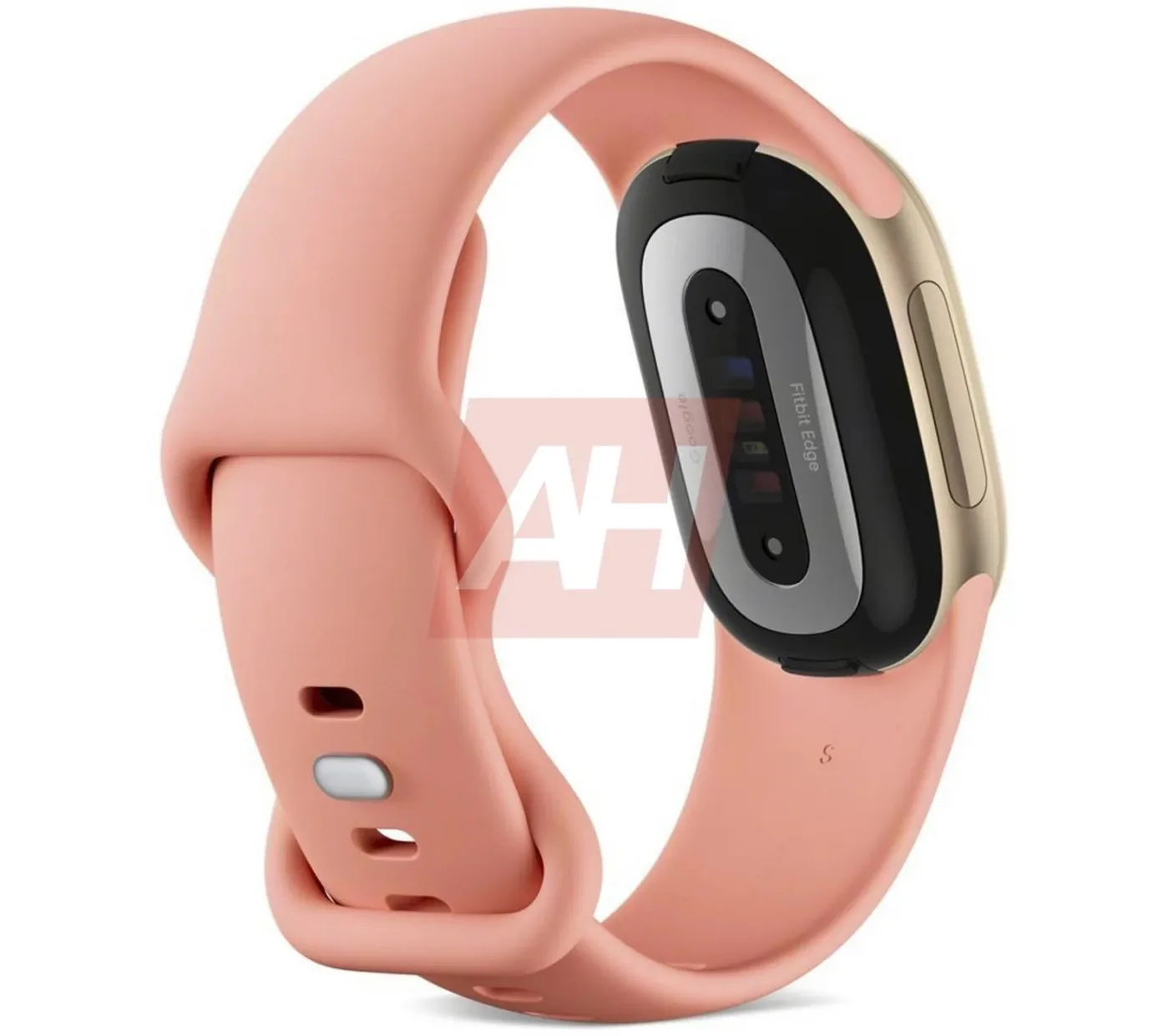 Render showing the tracker band attachment and sensor housing.