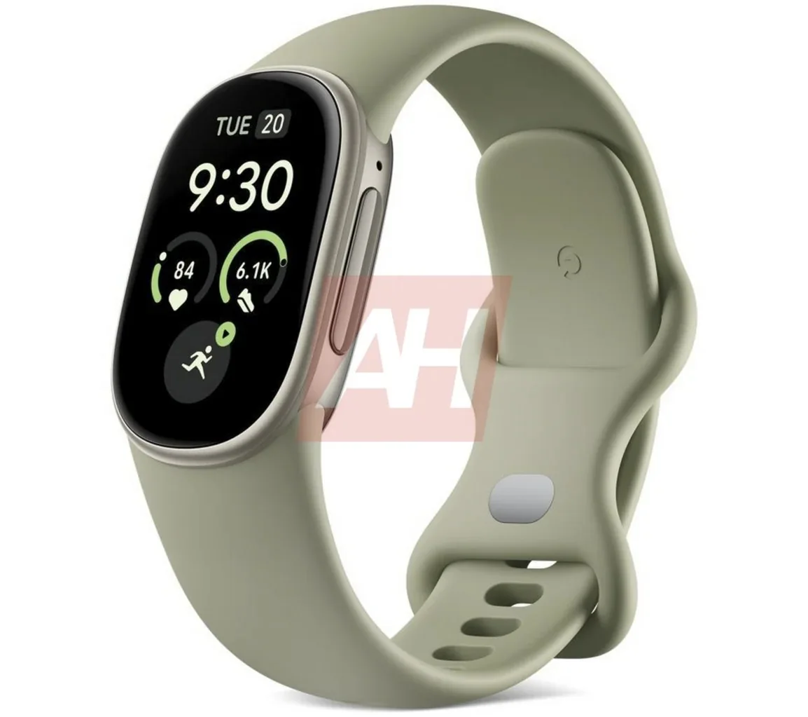 A leaked image showing the display and chassis design of the Fitbit Edge.