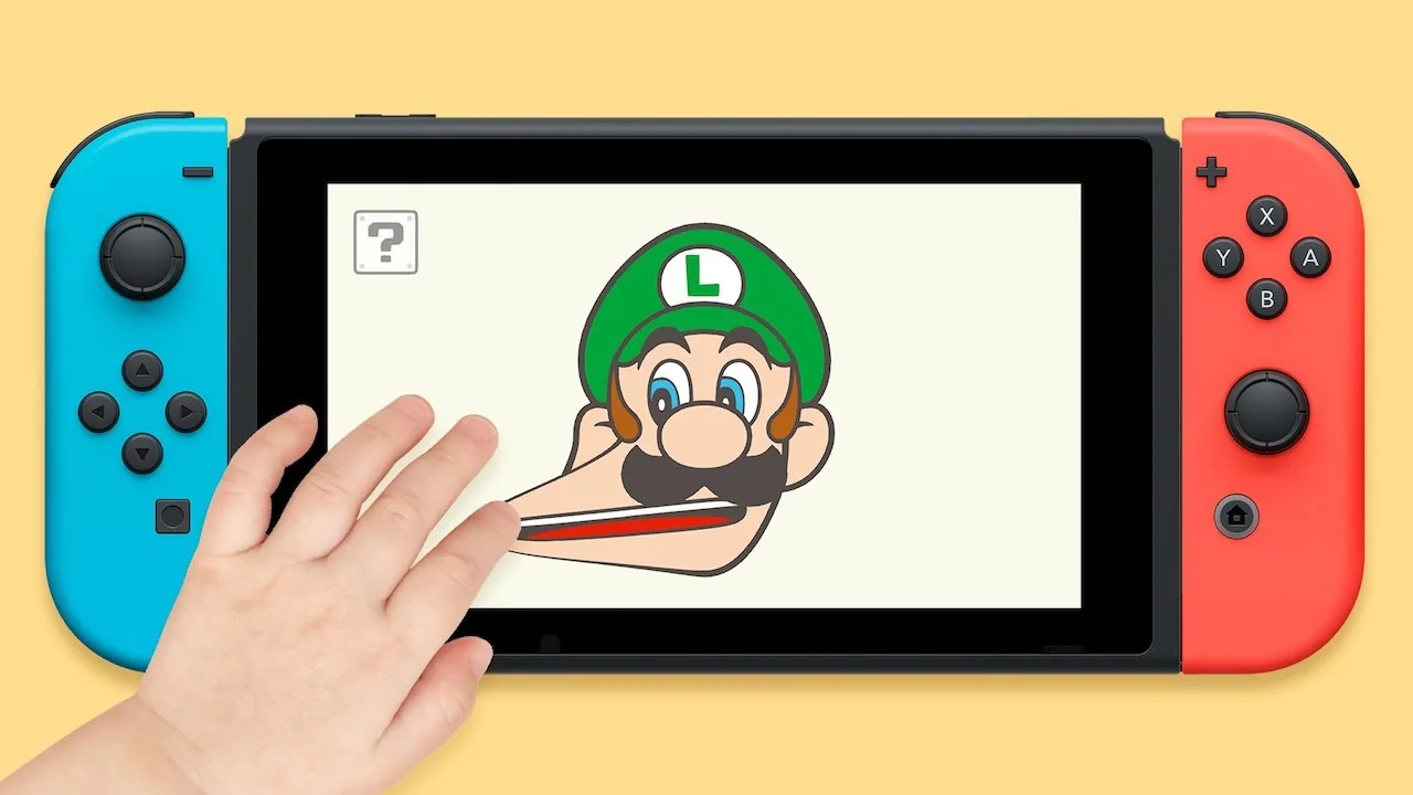 A screenshot of Luigi from the free Mario games app Hello Luigi on Nintendo Switch.