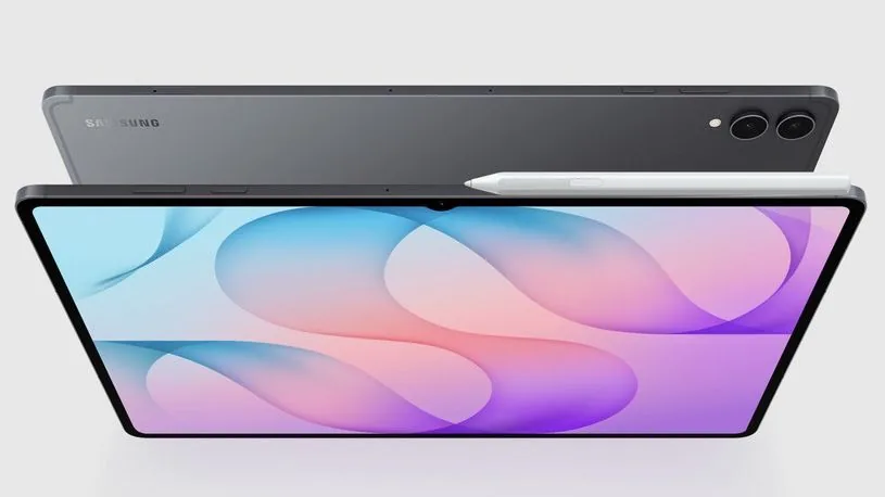 Samsung Galaxy Tab S12 series tablets displayed side by side.