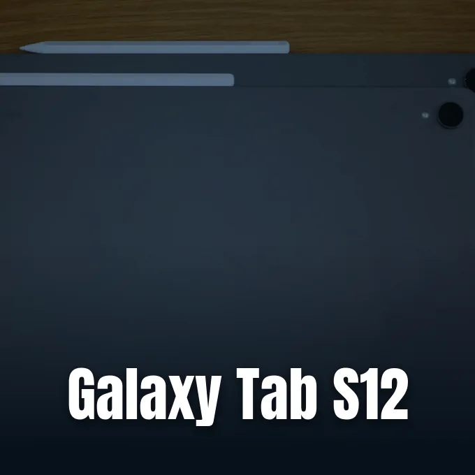 Official promotional render of the Galaxy Tab S12 lineup displayed against a dark backdrop.