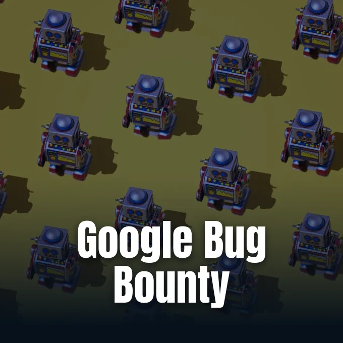A pattern of identical small toy tin robots marching across a yellow flat surface.