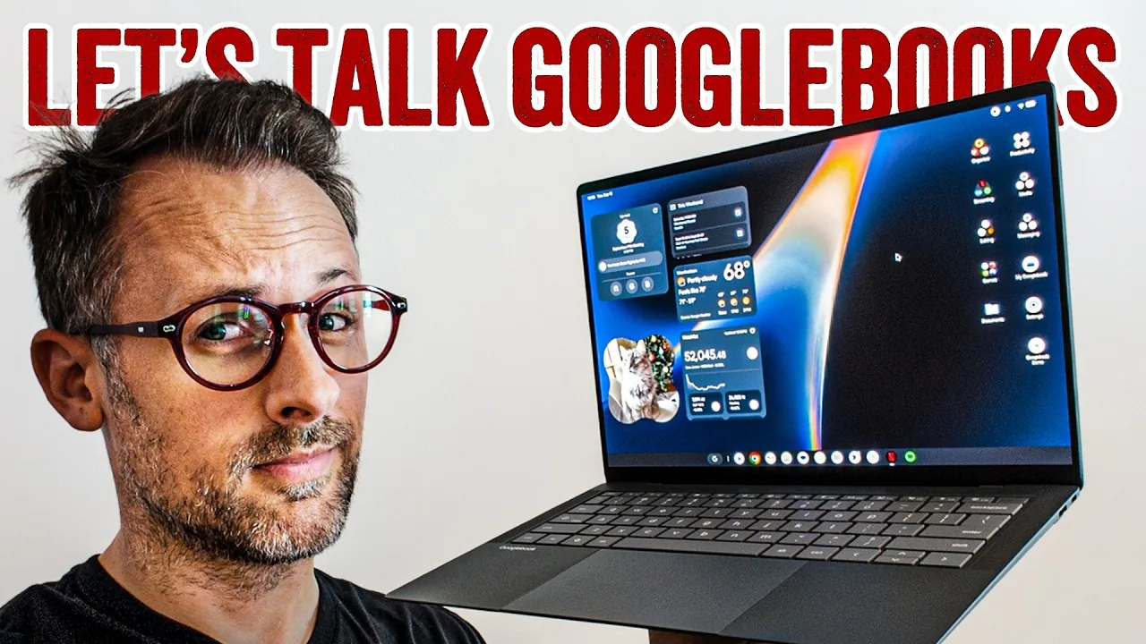 A video presentation discussing hardware impressions and purchase considerations for Googlebook.