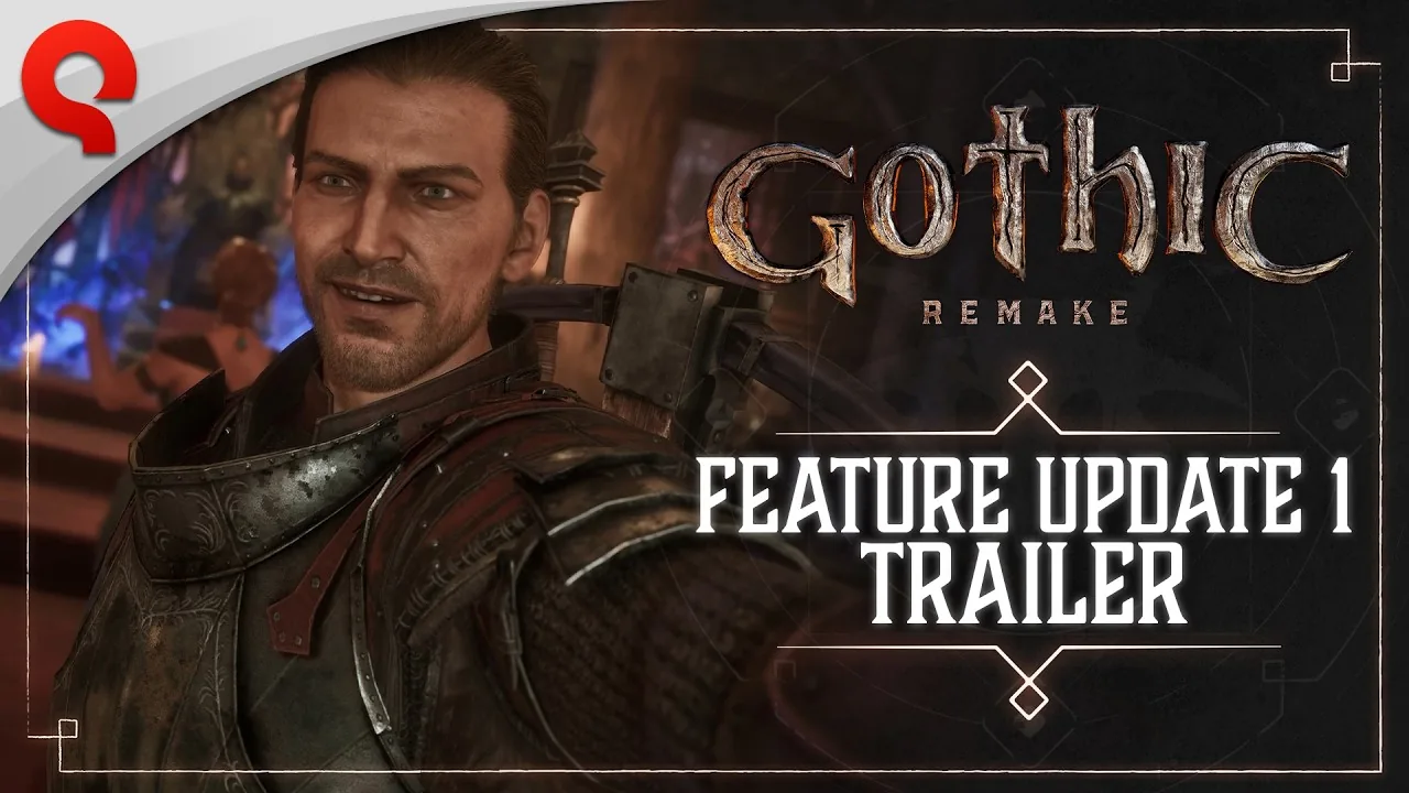 Title screen from the Gothic 1 Remake Feature Update 1 trailer.