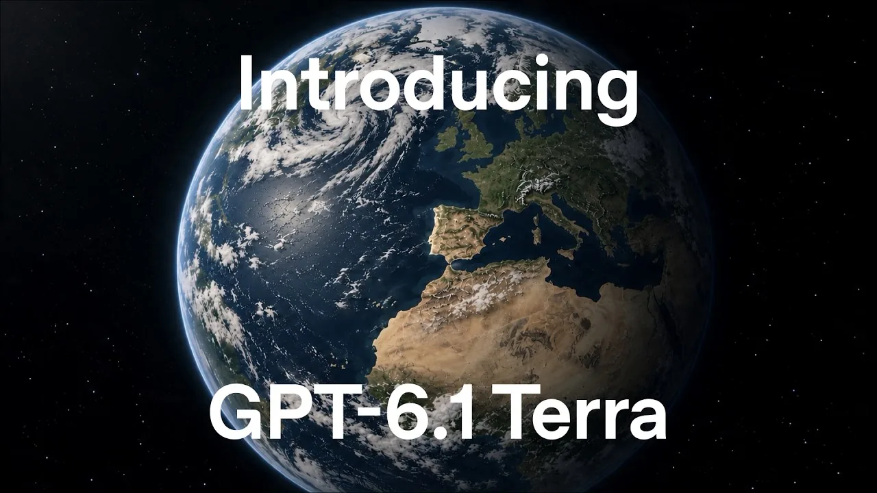 OpenAI video presentation announcing the launch of the new mid-tier model.