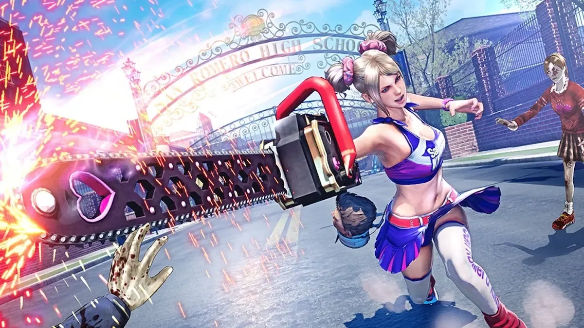Key artwork from Lollipop Chainsaw representing classic Grasshopper Manufacture video games