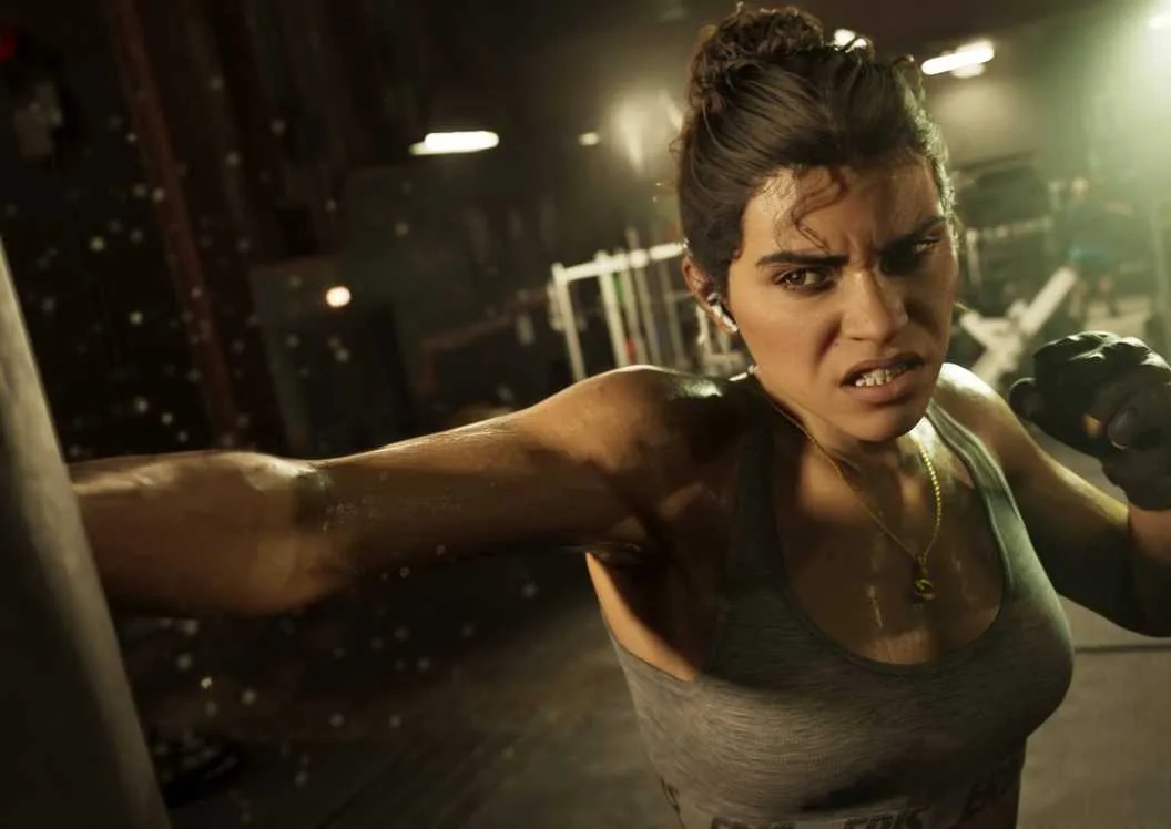 Protagonist Lucia boxing during gameplay discussed after the GTA 6 Lucia leak.