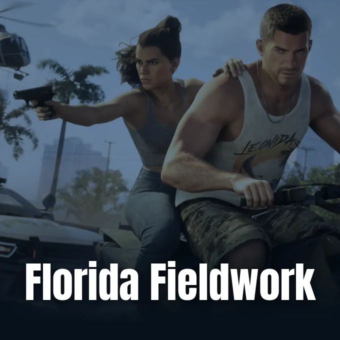 Lucia and Jason riding a motorcycle together outdoors from Grand Theft Auto VI trailer