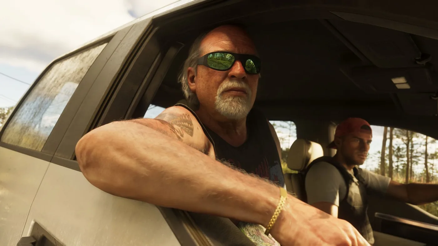 Custom sports cars patterned after in-game vehicles on Florida roadways.