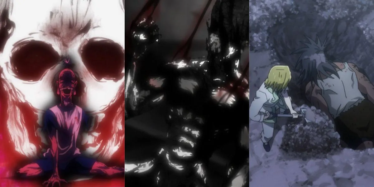 Characters from Hunter x Hunter facing crucial battles