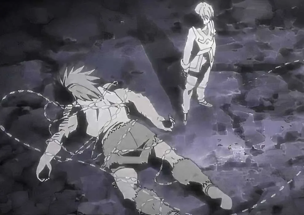 Uvogin dies to Kurapika's Judgement Chain in Hunter x Hunter