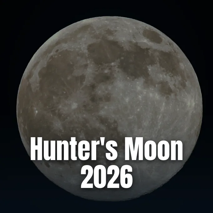 A detailed view of the glowing full moon illuminated against the dark night sky.