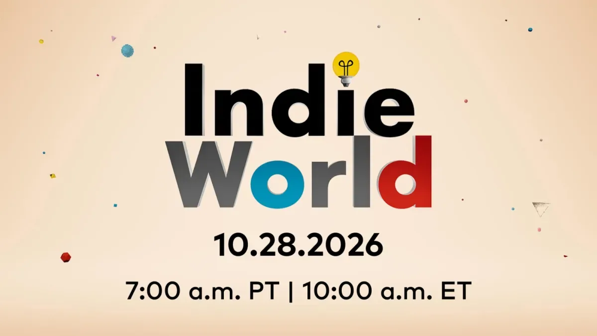 Indie World banner image from Nintendo.