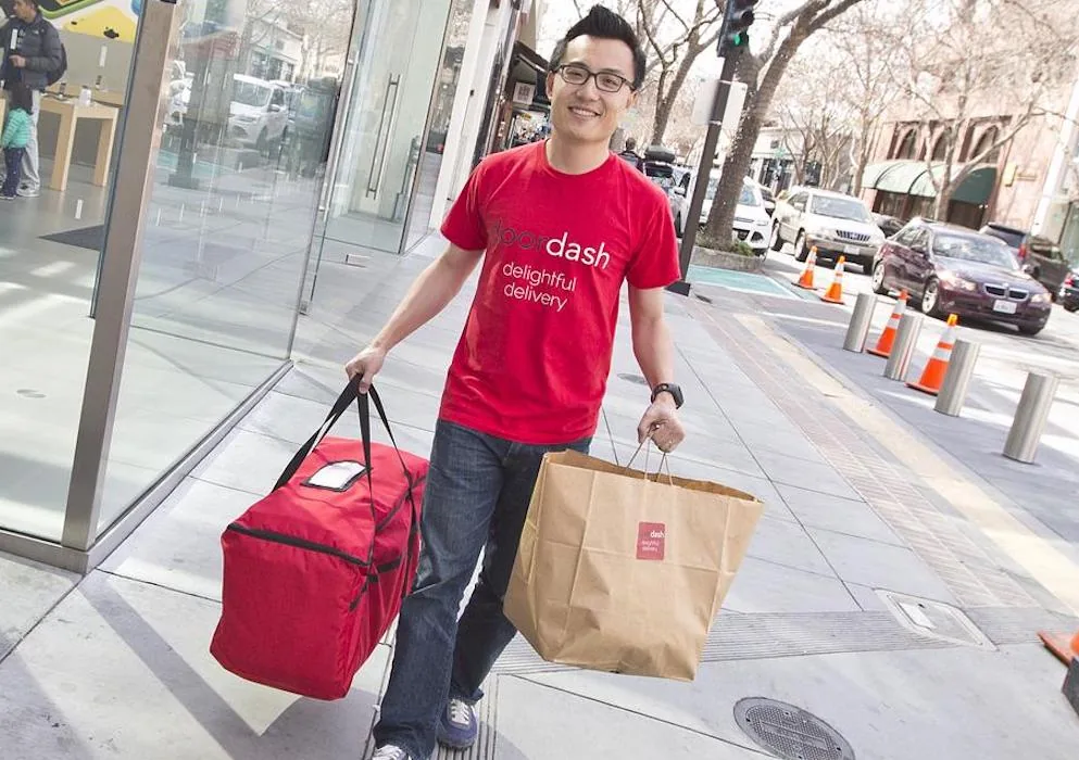 DoorDash branding displayed during food delivery service expansion.