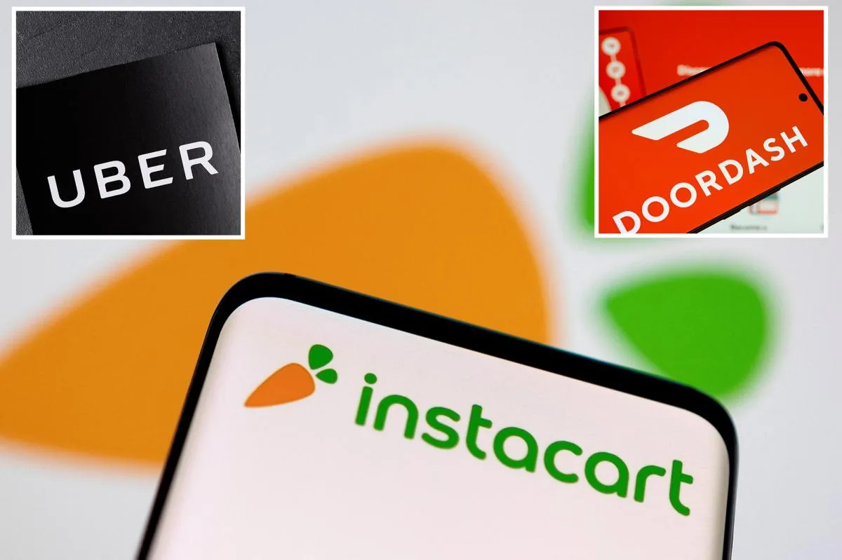Instacart grocery application interface displayed during Instacart sale talks.