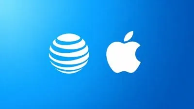 AT&T retail branding beside Apple logo in discussion of carrier network connectivity