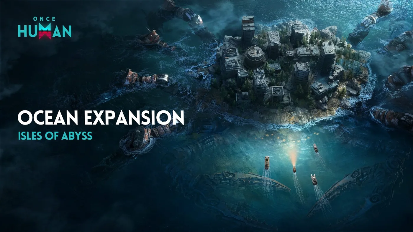 Promotional key art for the Isles of Abyss expansion on PlayStation 5.
