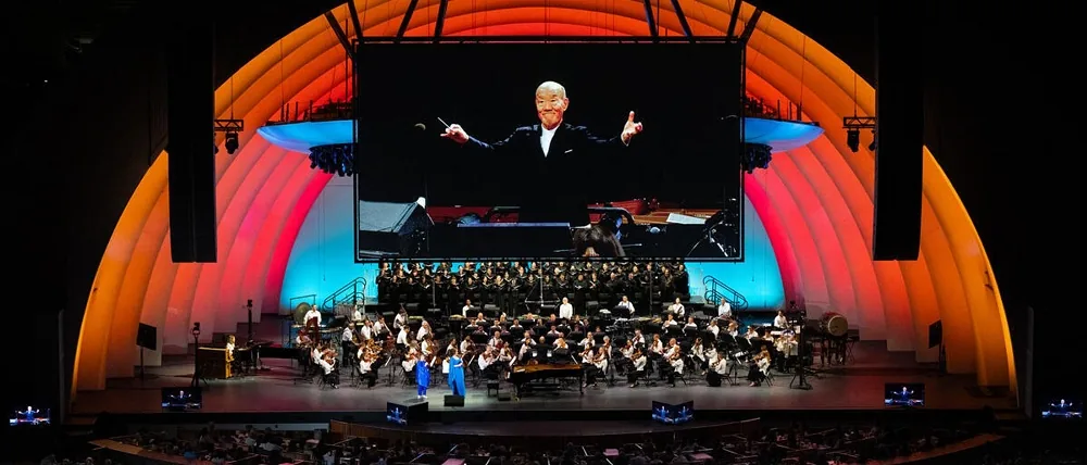 Concert visual for orchestral performances