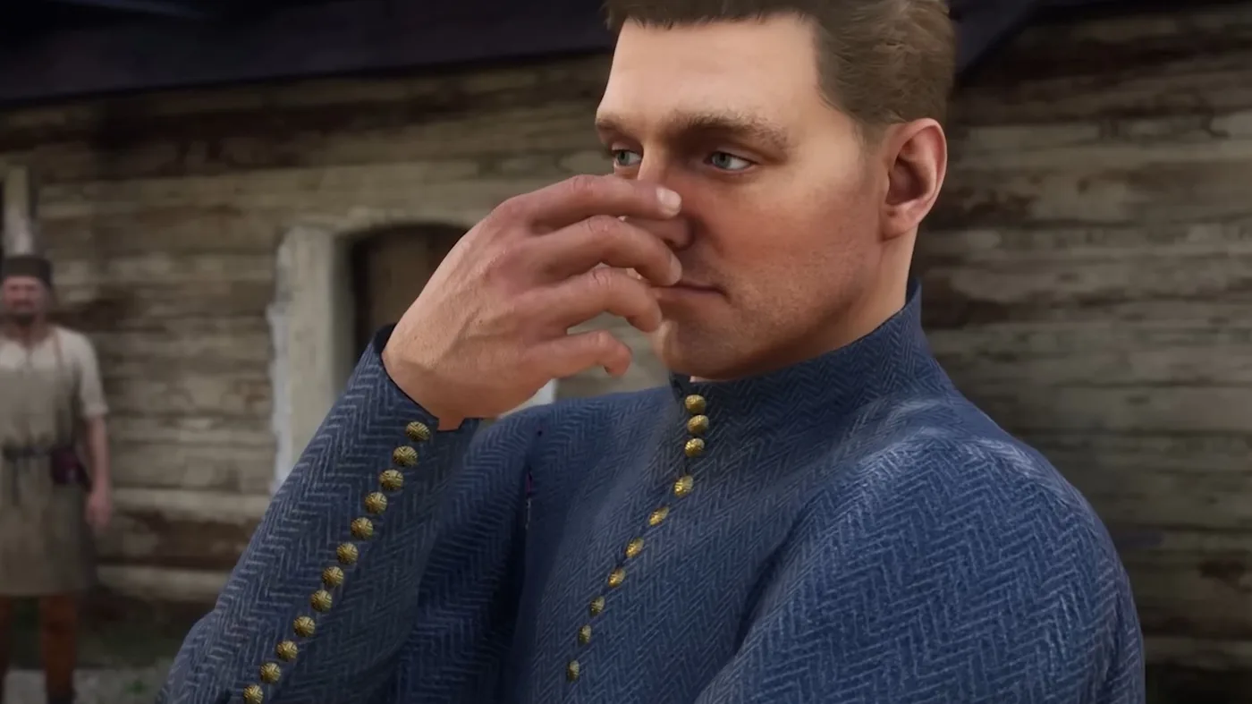 Promotional image for Kingdom Come Deliverance 2 showing medieval role-playing gameplay.