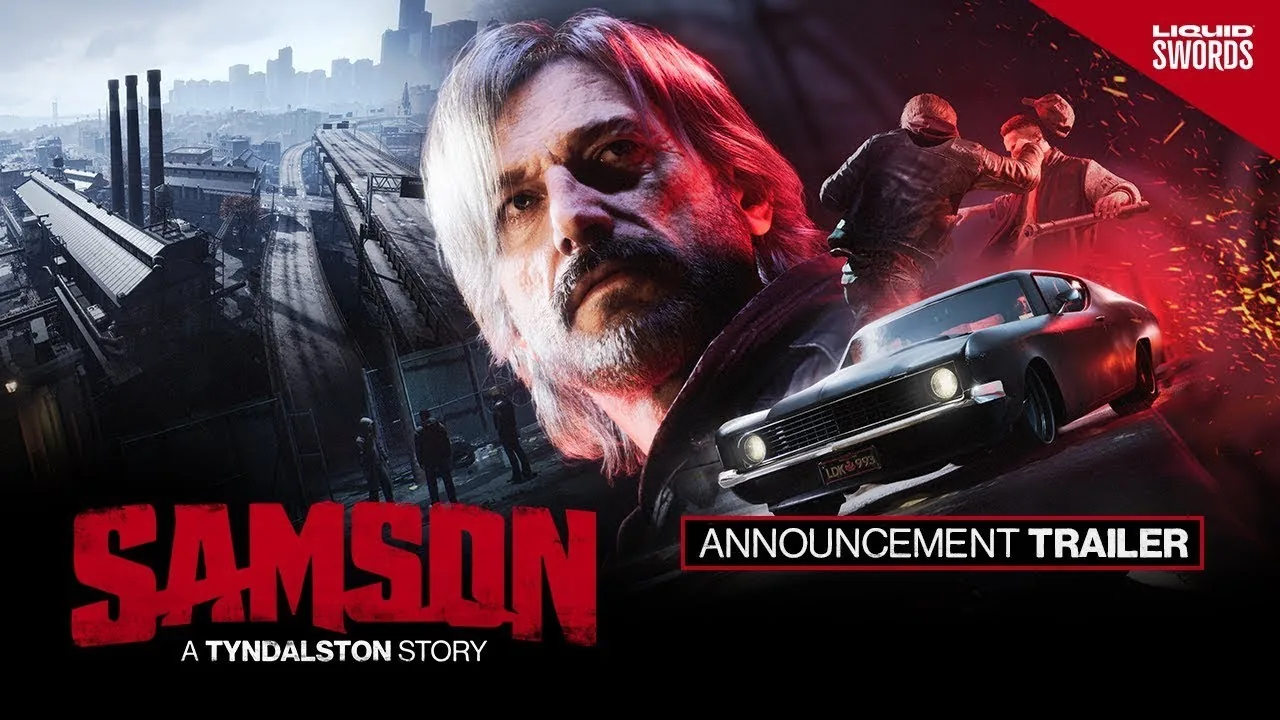 Title frame from Samson A Tyndalston Story announcement trailer