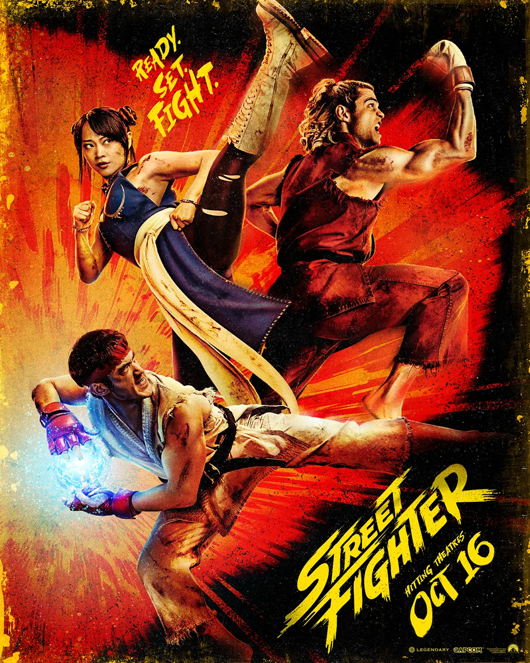 Official promotional poster for the live action Street Fighter film released ahead of its theatrical debut.