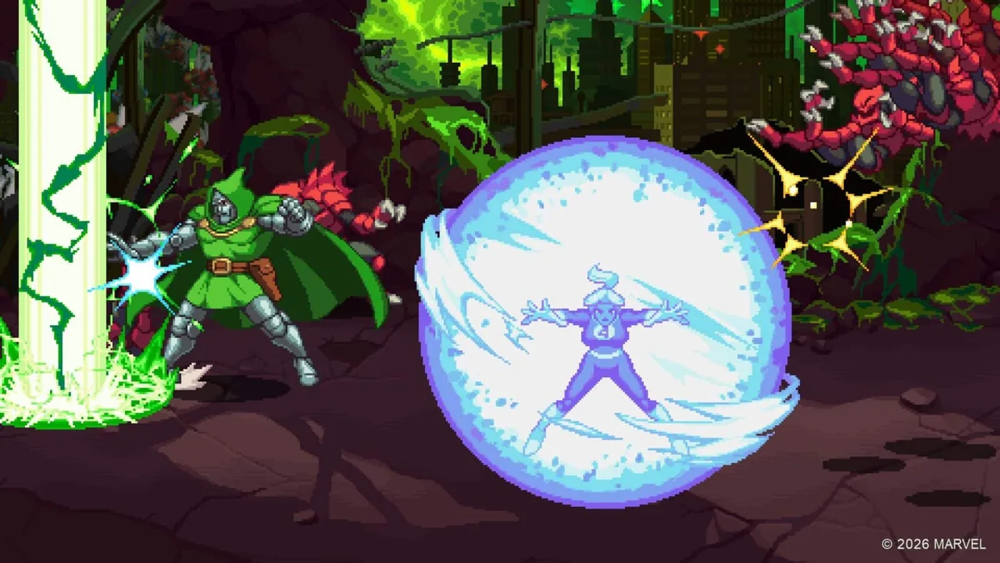 Tribute Games Details Marvel Cosmic Invasion Castle Doom Mode — Gamereactor image