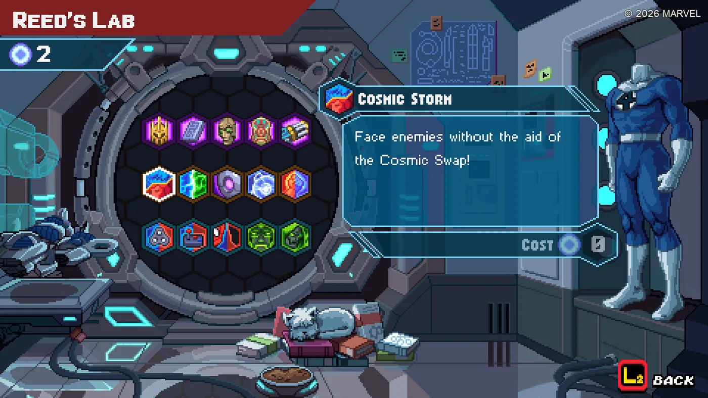 Environmental hazards and enemy encounters inside Castle Doomstadt.