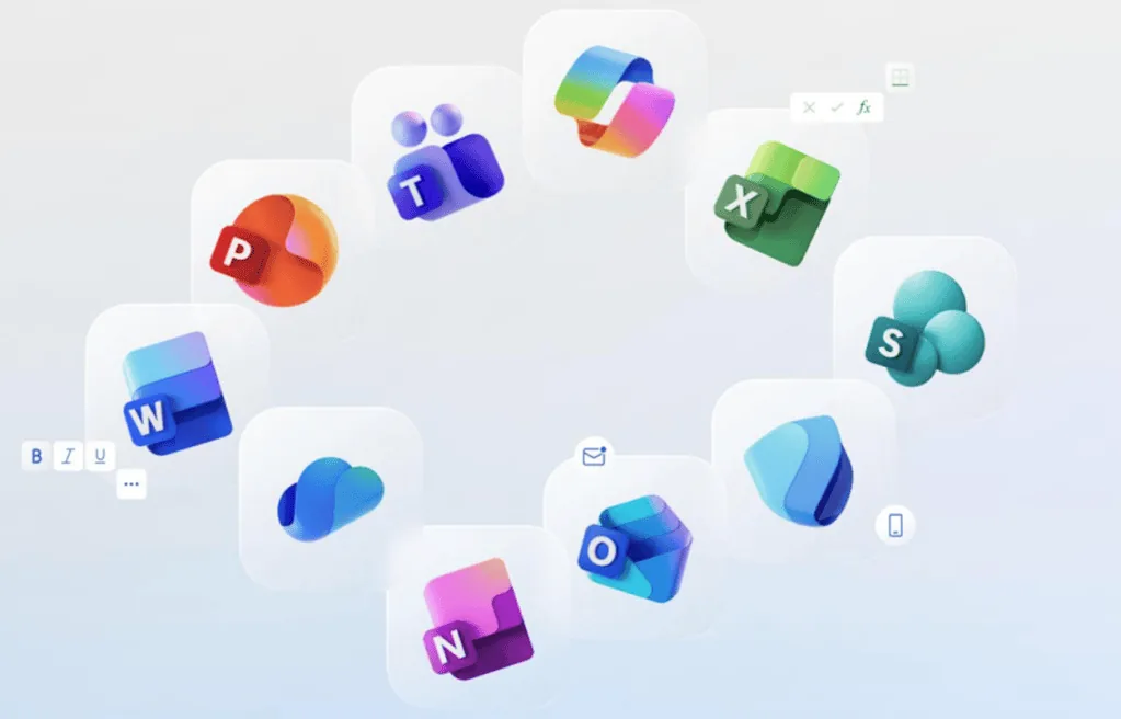 Microsoft 365 application icon representing cloud office services and Microsoft 365 storage features.