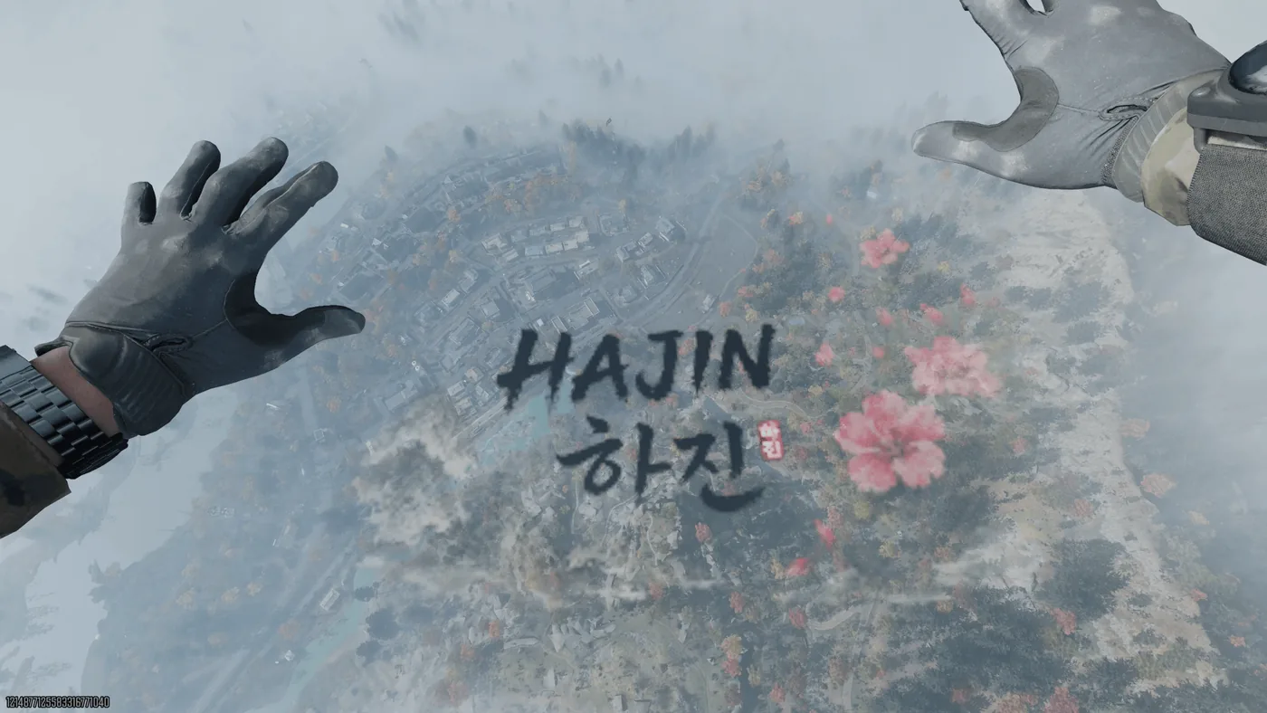 Aerial view of misty Hajin landscape in Modern Warfare 4