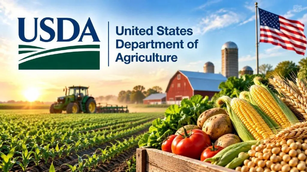 United States Department of Agriculture headquarters seal.