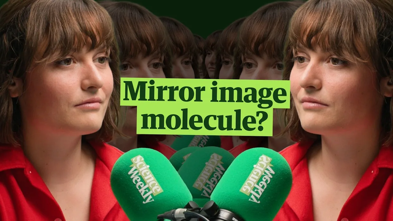 Video presentation discussing the scientific significance of mirror-image molecules and chiral chemistry.