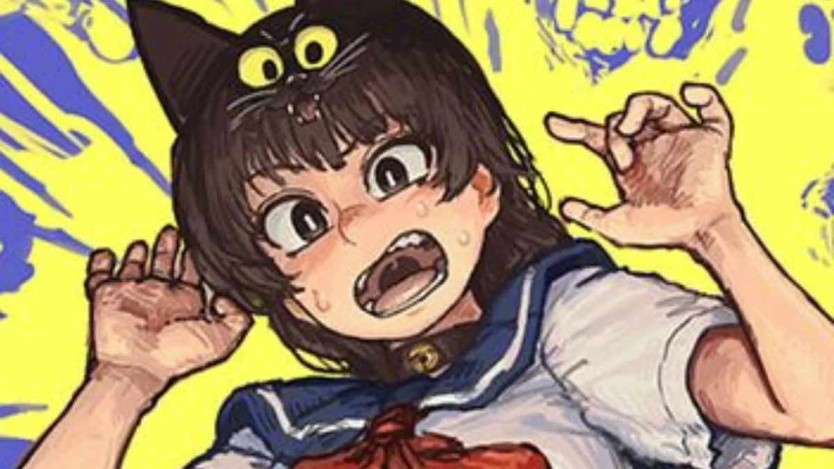 Promotional artwork for the Noro-Noro Puku-Puku manga release on Shonen Jump+