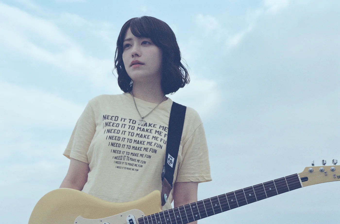 Promotional portrait of vocalist lia from rock band shallm.