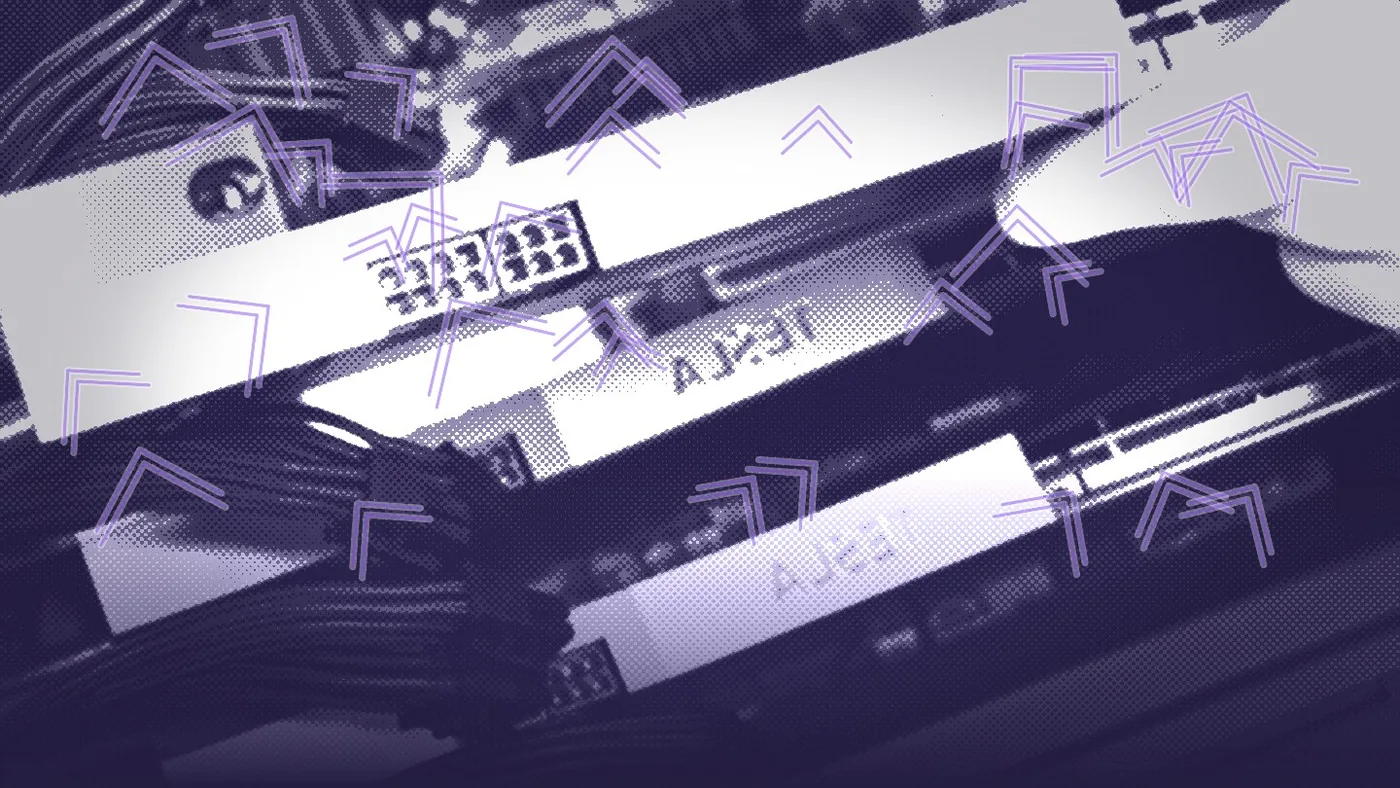 Server racks housing hardware subject to the proposed Nvidia software fee.