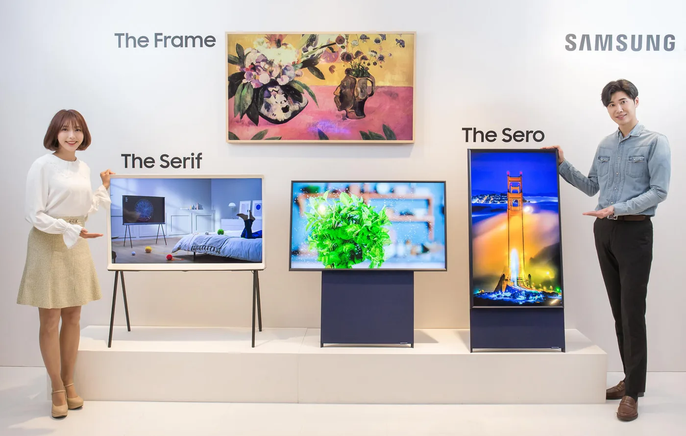 Samsung quantum dot television lineup.