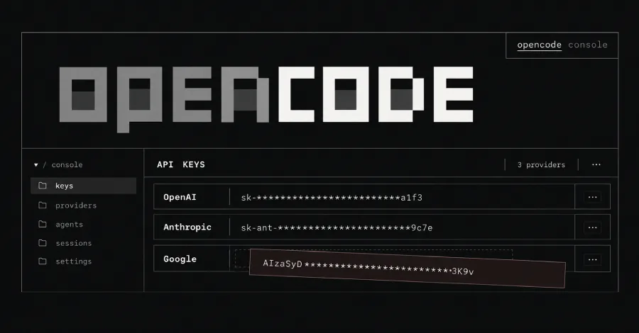 OpenCode brand banner graphic displayed during breach coverage.