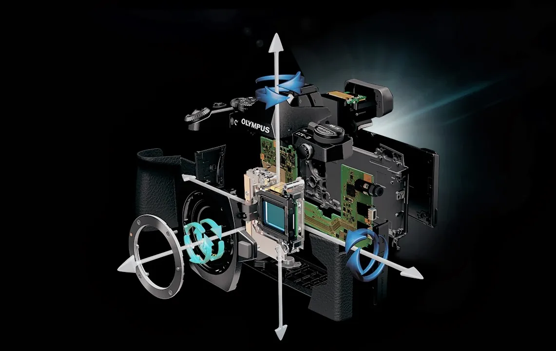 Olympus E-M1 image stabilizer unit