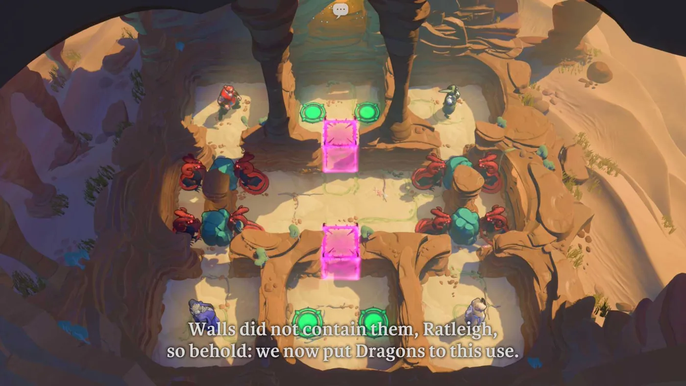 Puzzle environment in Jonathan Blow's block pushing adventure.