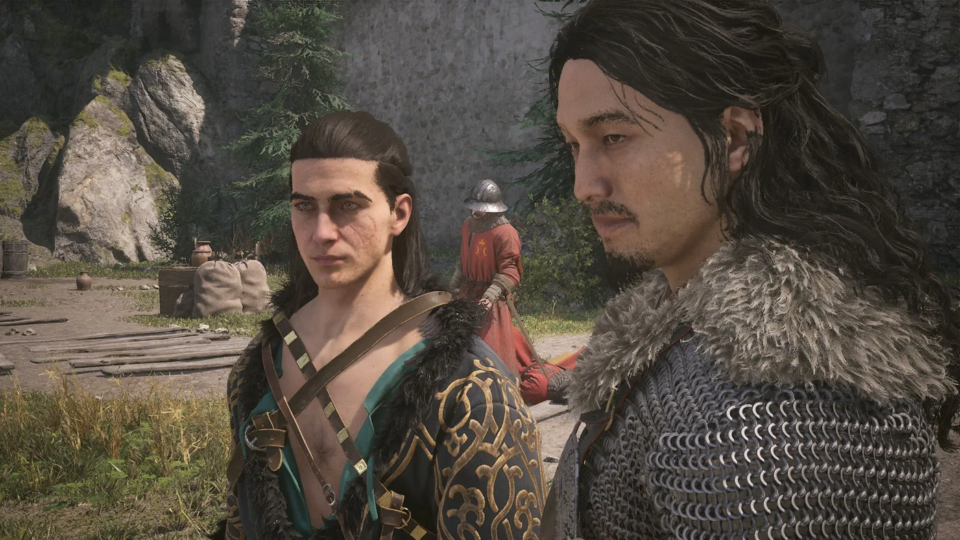 Characters Marat and Coen during the endings of The Blood of Dawnwalker.