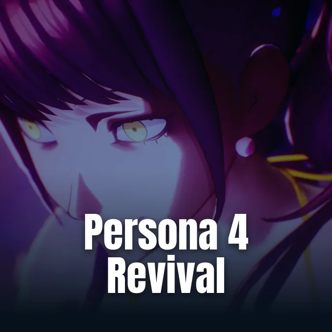 Official artwork for Persona 4 Revival published by Atlus showcasing the Investigation Team.
