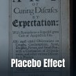 An antique title page of an old treatise about curing diseases by expectation.