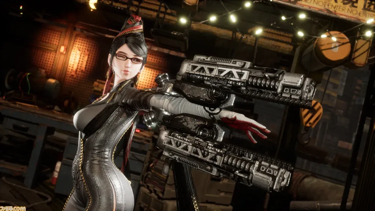 Promotional Bayonetta character artwork featured in Eurogamer reporting.