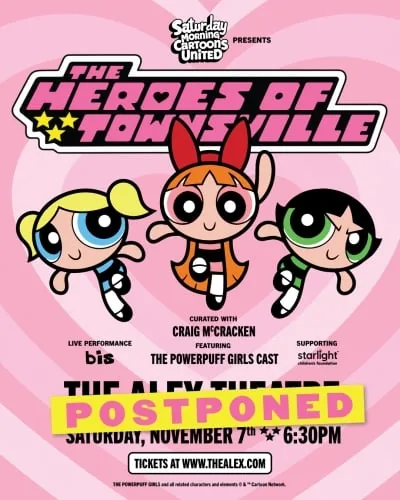 Promotional artwork of Blossom, Bubbles, and Buttercup from The Powerpuff Girls.