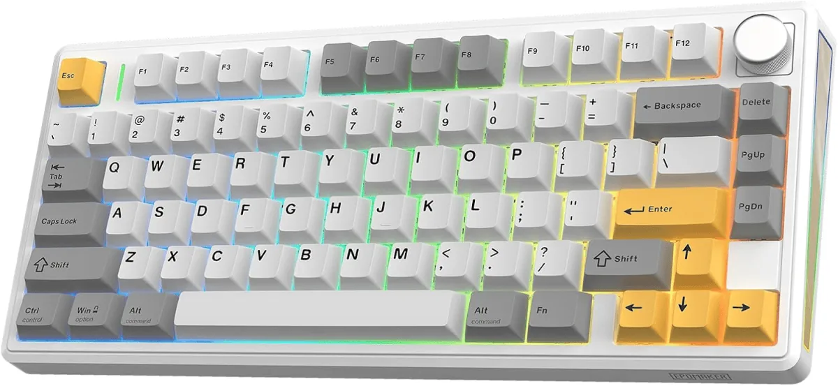 The Epomaker TH80 mechanical keyboard featured among discounted Prime Day accessories.