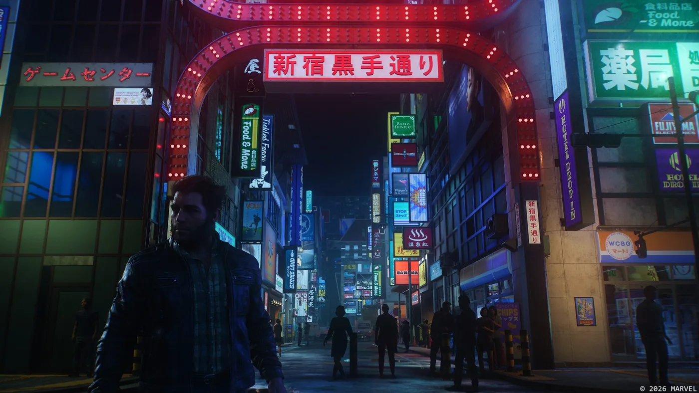 Official PlayStation graphics demonstration asset illustrating QSSR AI upscaling on PS5.